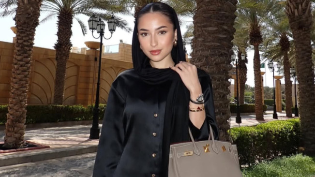 Penampilan Jennifer Coppen di Jeddah. [Instagram]